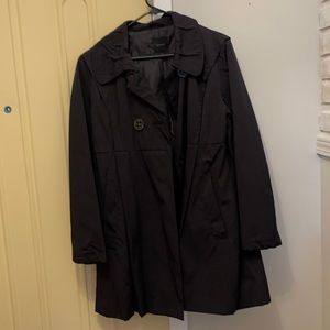 Express Black light weight coat size large